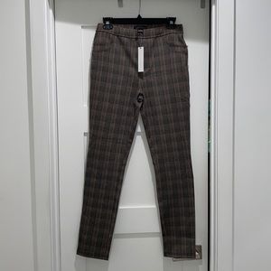 Sanctuary leggings NWT brown plaid